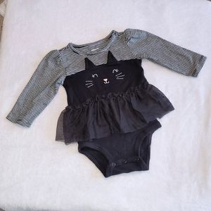 Holloween cat onsie